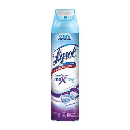 Lysol Max Cover Disinfecting Mist Lavender Field - 15.0 oz