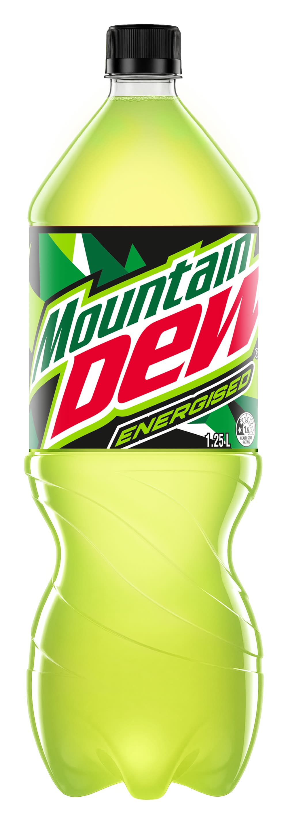 Mountain Dew Energized Soda Soft Drink, Citrus (1.25L)