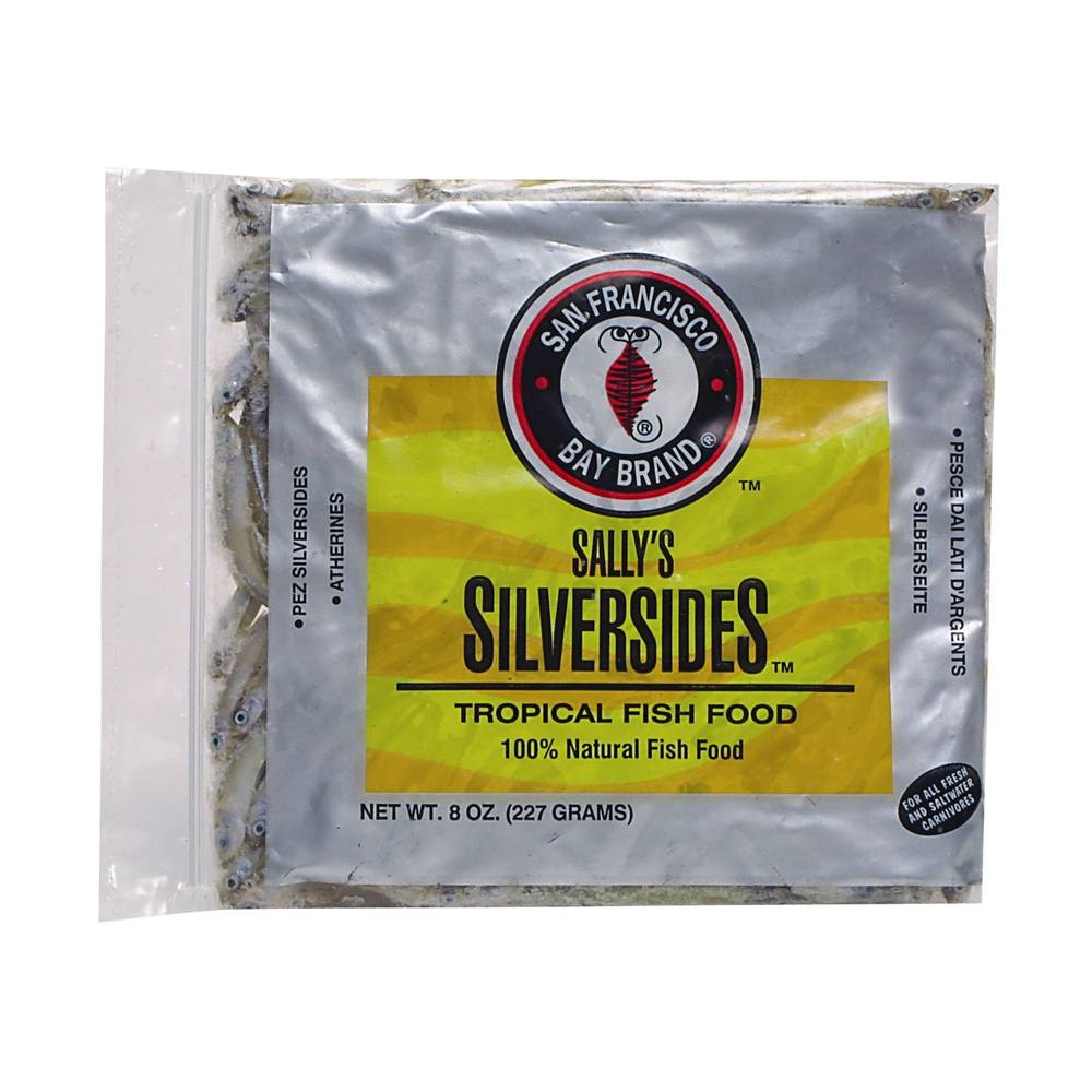 San Francisco Bay Brand® Sally's Frozen Silversides™ Tropical Fish Food (Size: 8 Oz)