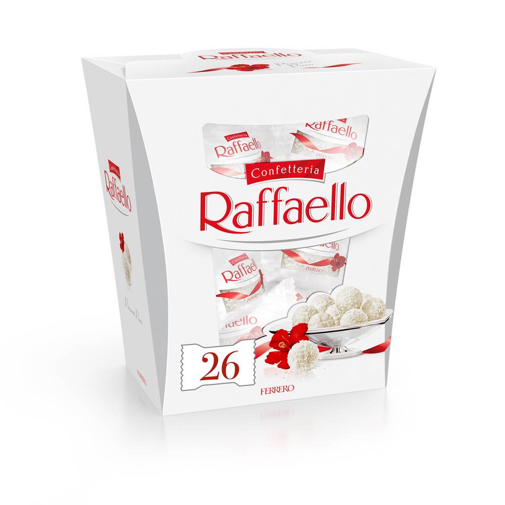 Raffaello - Pralines fourrées noix de coco et amande entière (260g)