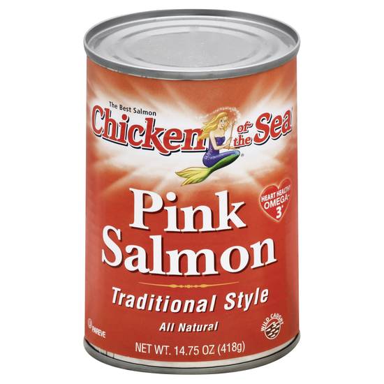 Chicken Of the Sea Traditional Style Pink Salmon (14.8 oz)