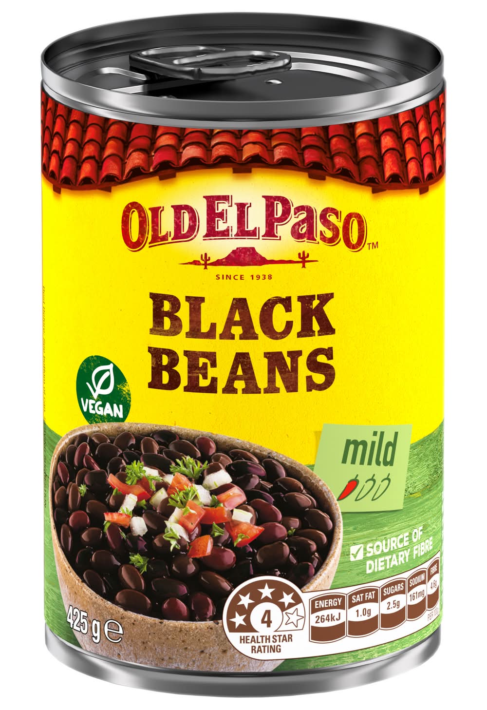 Old El Paso Vegan Black Beans (425g)