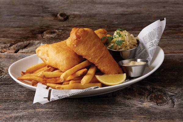 English Style Fish and Chips