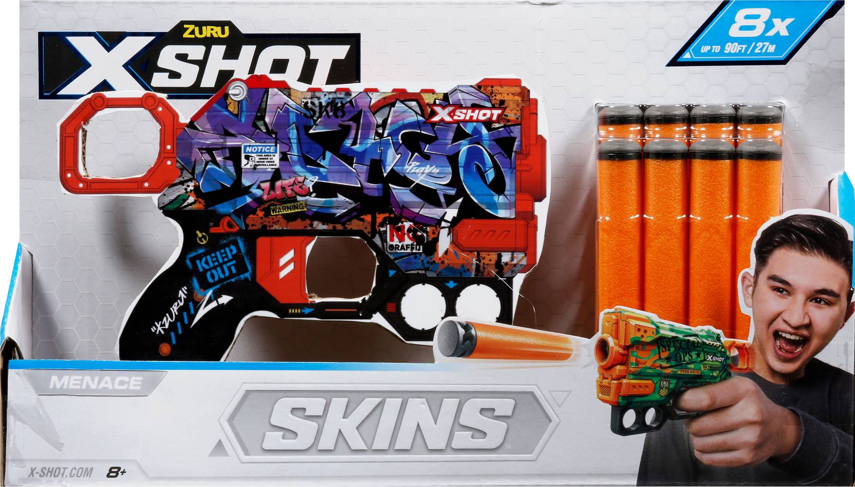 ZURU X Shot Skins Menace Toy 8+