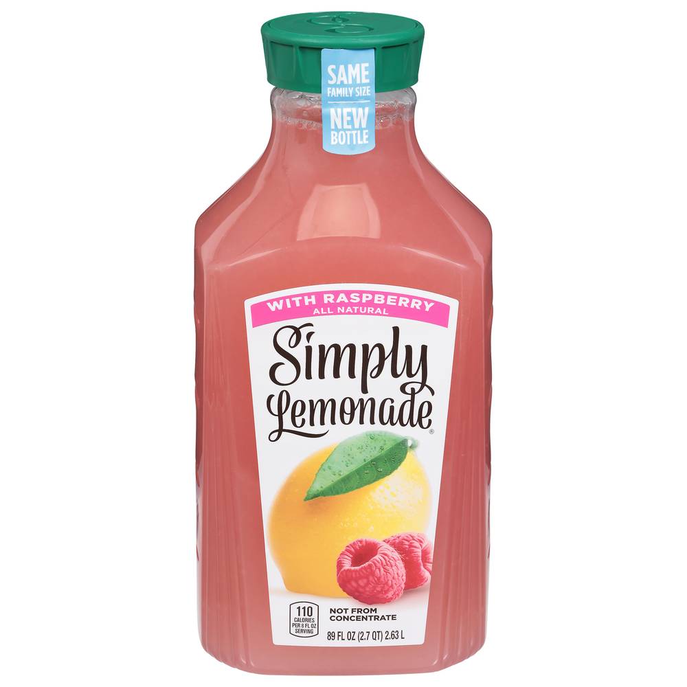 Simply Lemonade Juice Drink, Raspberry (2.7 qt)