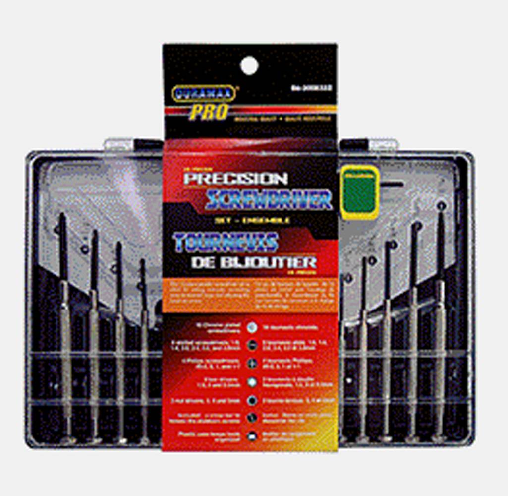 Duramax pro ensemble de tournvis bijoutier (16 unités) - duramax precision screwdriver (16 ct)