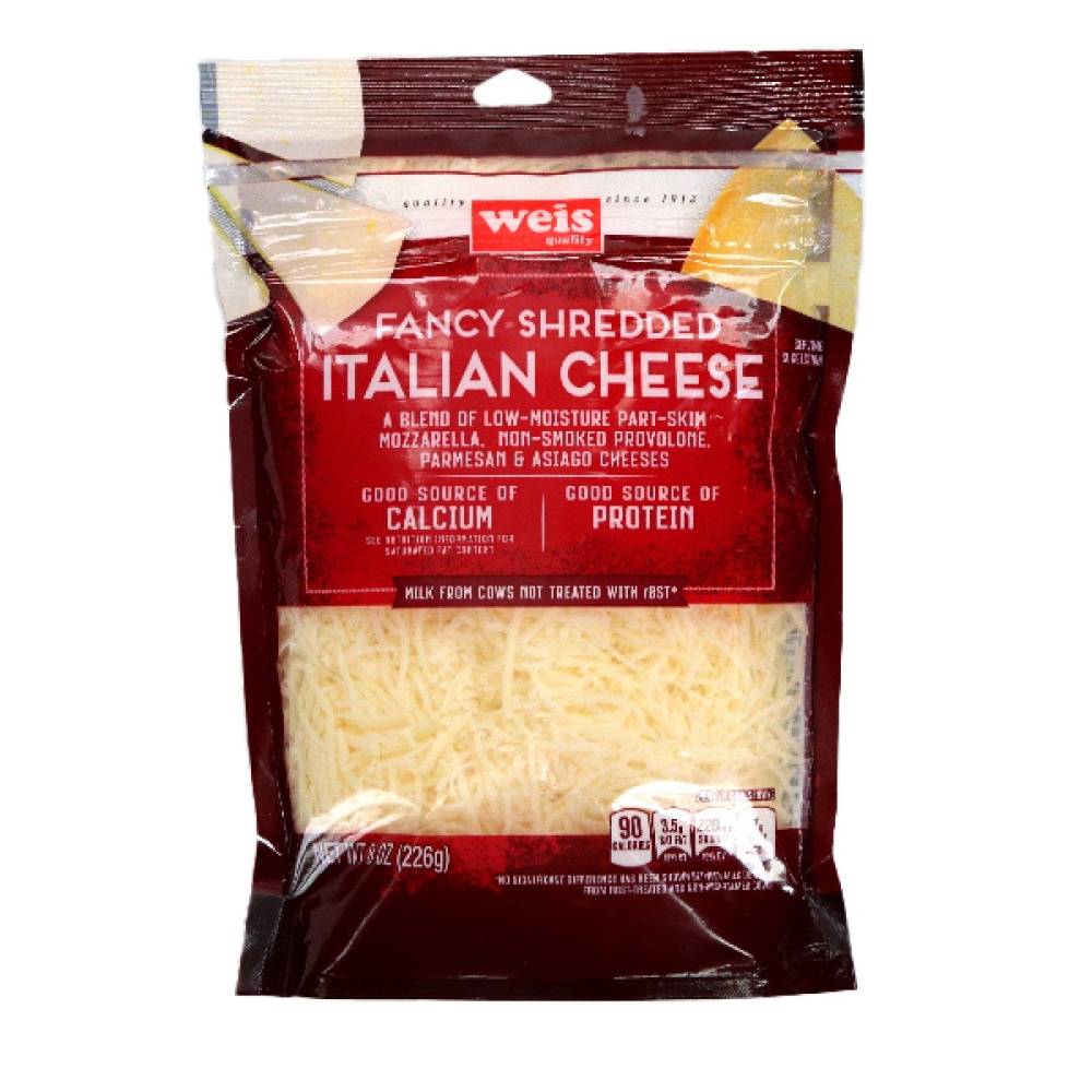 Weis Fancy Shredded Italian Cheese