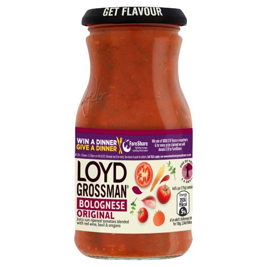 Loyd Grossman Bolognese Original Pasta Sauce (350g)