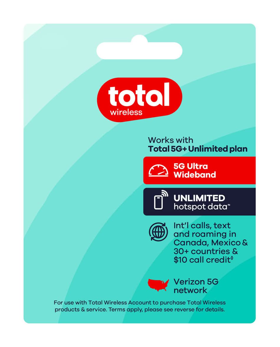 Total Wireless 5G Ultra Wide Band For Network