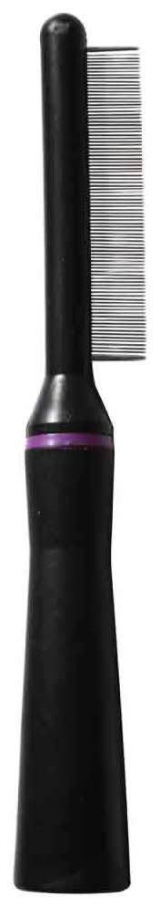 Happy Pet 22x3 cm, Black, Groom Flea Comb For Cats & Dogs