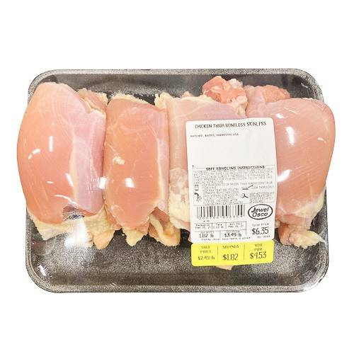 Chicken Thigh Boneless Skinless (approx 2 lbs)