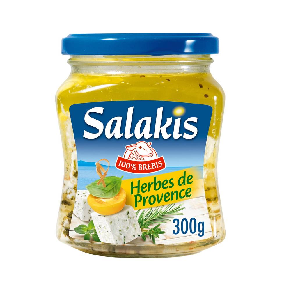 Salakis - Dés de fromage de brebis pour apéritif et salade aux herbes de provence