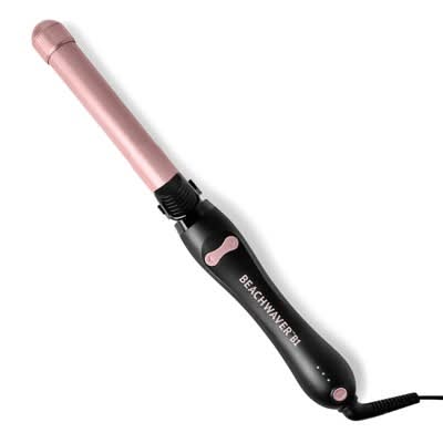 The Beachwaver Co B1 Midnight Rose Rotating Curling Iron, 1"