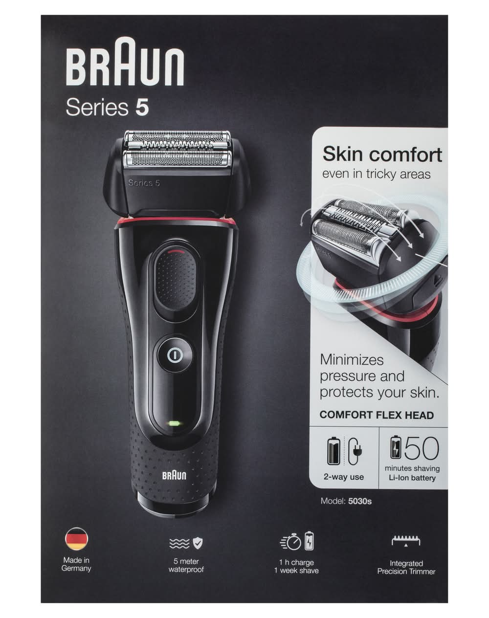 Braun Series 5 Skin Comfort 5030 S Electric Shaver Delivery Near