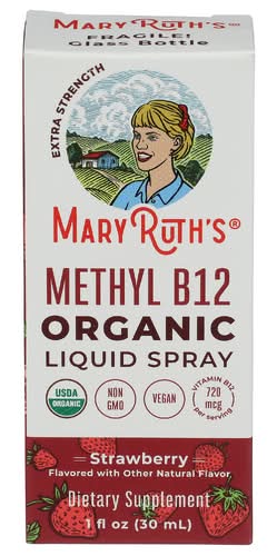 Mary Ruth's Organic Strawberry Methyl B12 Liquid Spray