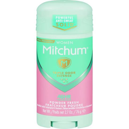 Mitchum Women Advanced Invisible Solid, Powder Fresh (76 g)