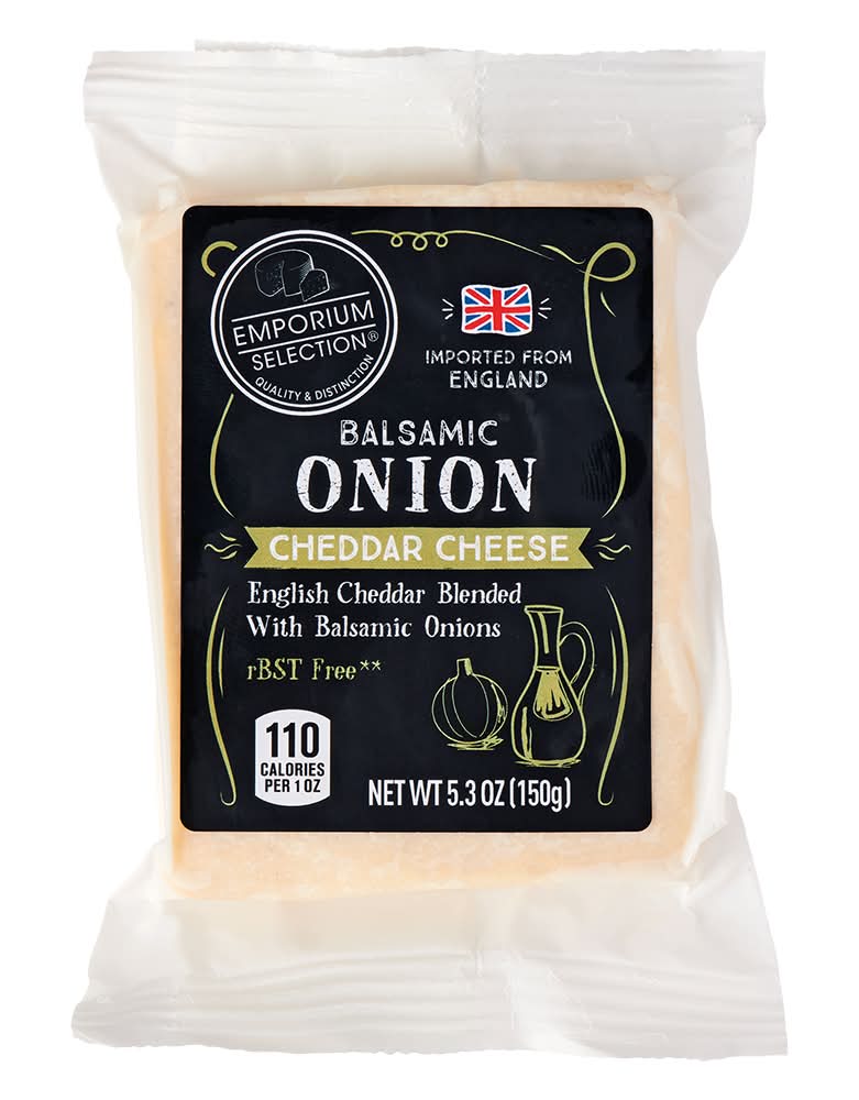 Emporium Selection Cheddar Cheese, Balsamic Onion (5.3 oz)
