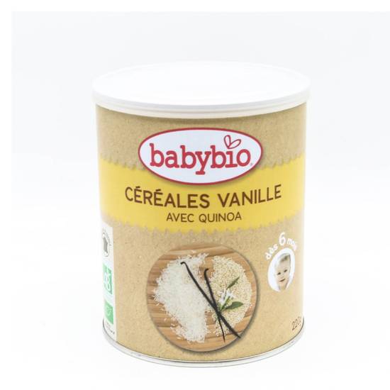 Babybio cereales vanille 220g 6m - BABYBIO - BIO