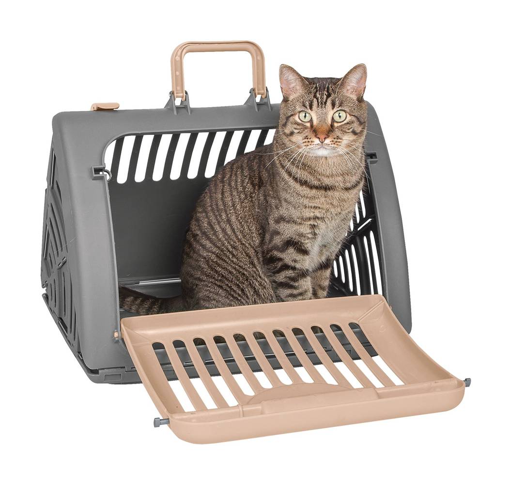 SportPet Designs Collapsible Walk-In Cat Carrier, 18"L