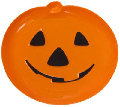 Plastic Pumpkin Tray - Ea