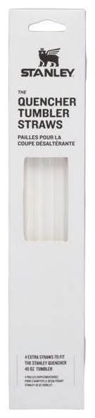 Stanley Quencher Tumbler Straws, Clear (4 ct)