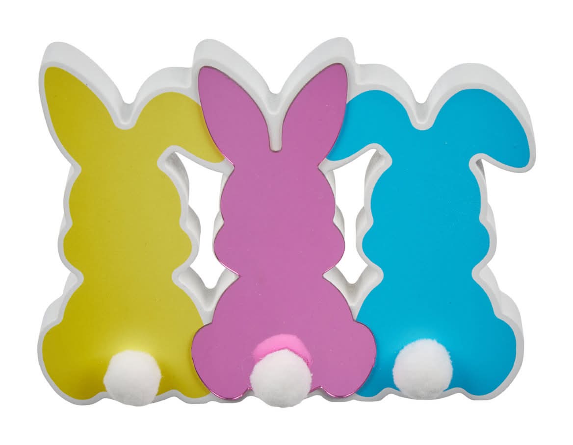 Easter Bunny Table Decor Assorted
