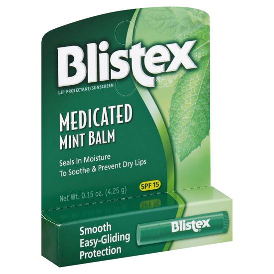 Blistex Medicated Mint Lip Balm Spf 15 (0.2 oz)