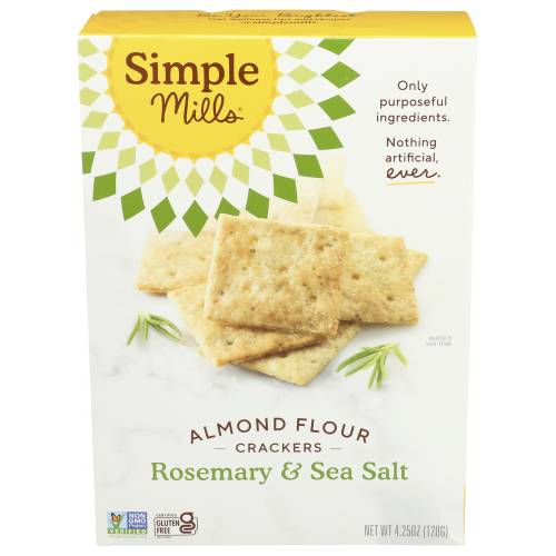 Simple Mills Almond Flour Rosemary & Sea Salt Crackers