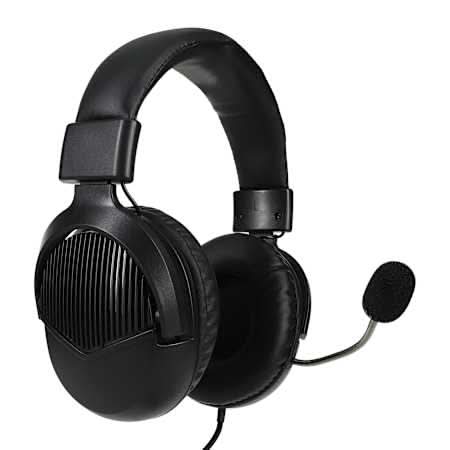 Titan Wired LED Gaming Headset With Mic Black