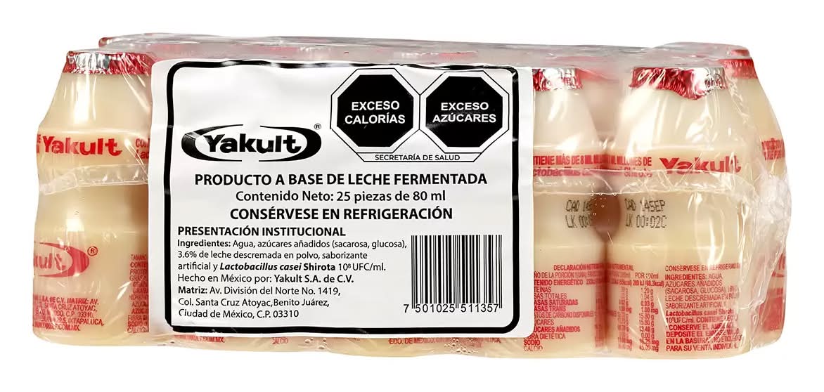 Yakult · Bebida láctea fermentada (25 x 80 ml)