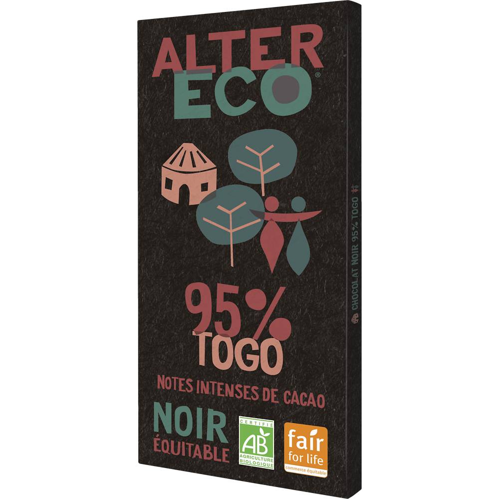 Alter Eco - Chocolat noir bio togo 95%
