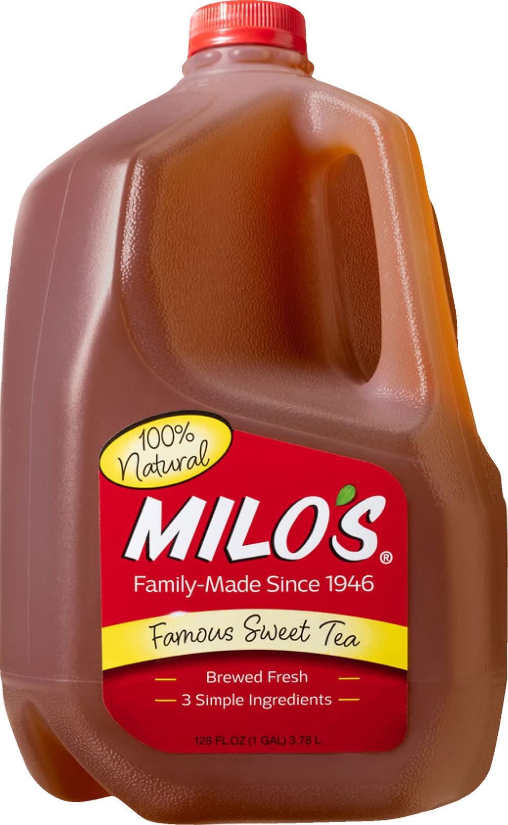 Milo's 100% Natural Brewed Fresh Famous Sweet Tea (128 fl oz)