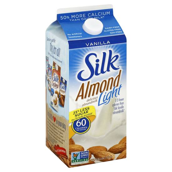 Silk Light Vanilla Almond Milk (1.89 L)