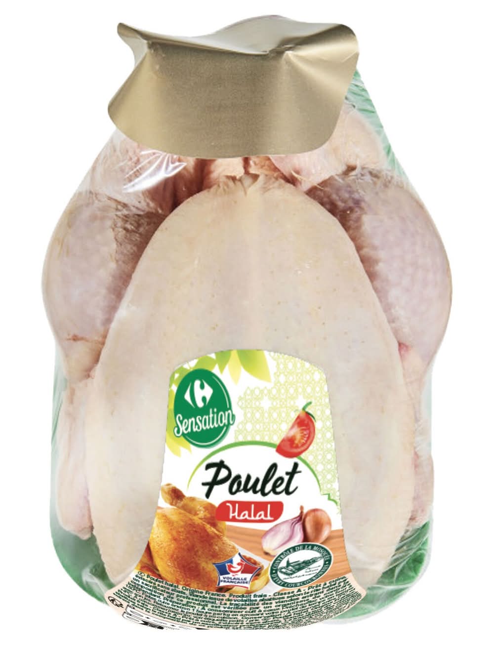 Carrefour Sensation - Poulet blanc entier (1,2kg)