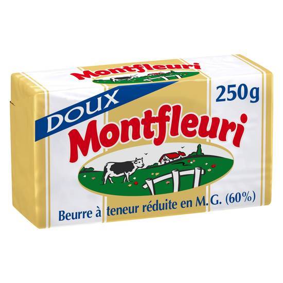 Montfleuri - Beurre doux à teneur réduite en m.g. 60 %
