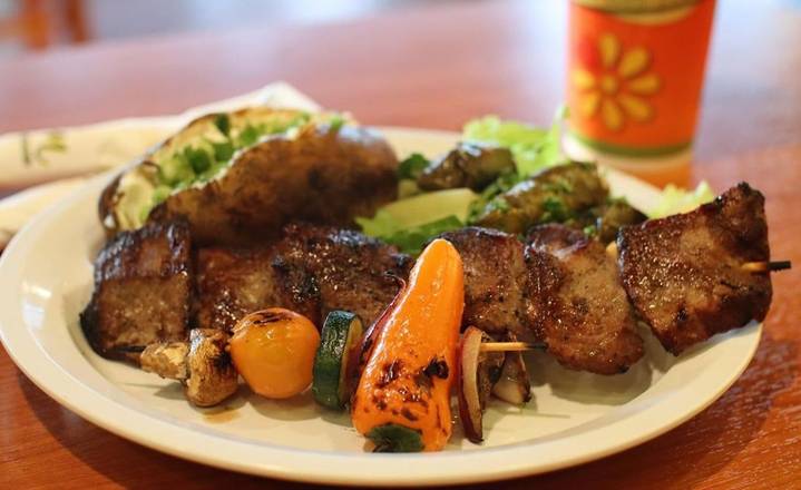 Steak and Vegetable Kabob