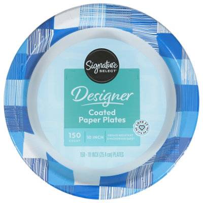 Signature Select Designer Plates 10 Inch - 150 Count