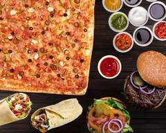 Halal pizza and kebab