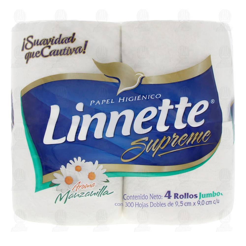 Linnette · Papel higiénico supreme (4 un)