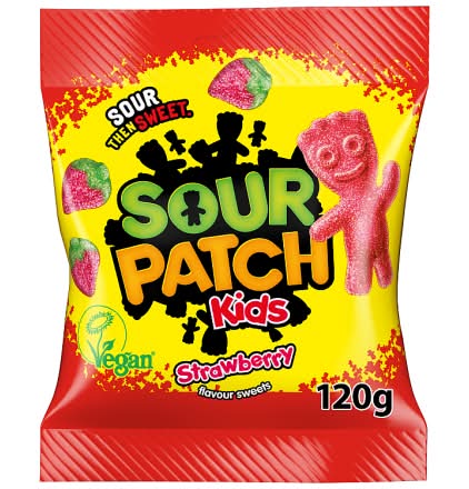 Sour Patch Kids Strawberry, Soft Candy (120g)