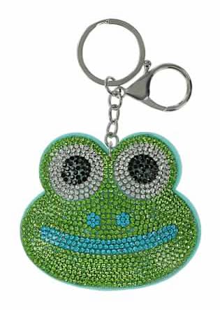Novelty Bling Keychain Frog