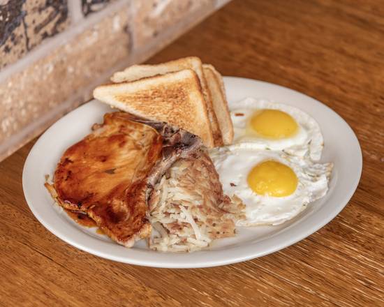 Pork Chop & Eggs