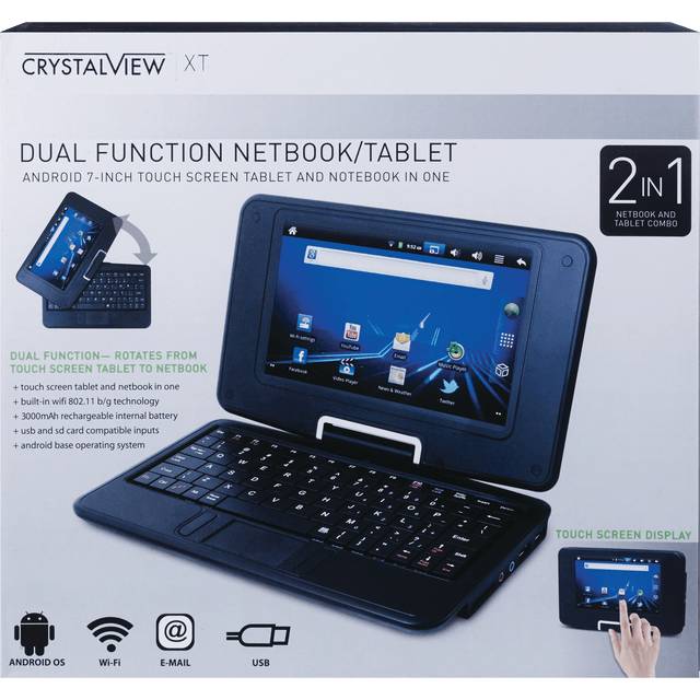7" SWIVEL NETBOOK W/ ANDROID OS