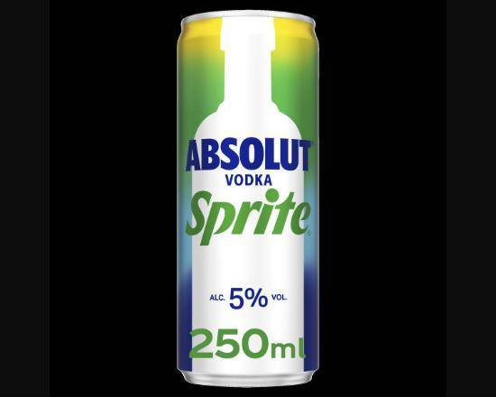 Absolut Vodka & Sprite 250ml