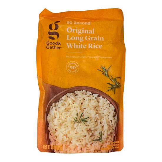 Good & Gather Original Long Grain White Rice Microwavable Pouch