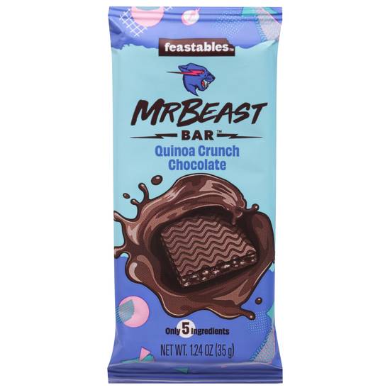 Feastables Mr Beast Bar Quinoa Crunch Chocolate