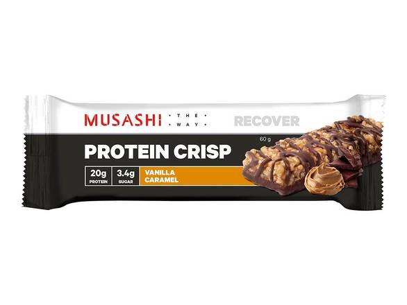 Musashi Crisp Vanilla Caramel 60g