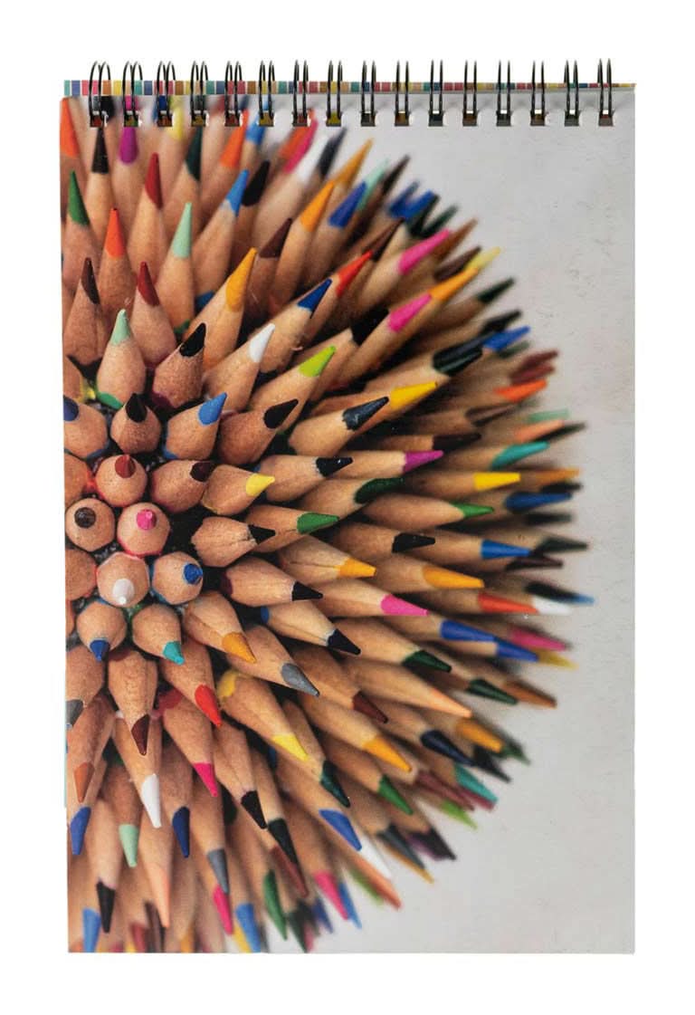 Small Sketchbook With Mountains Design 5.7 In X 8.5 In