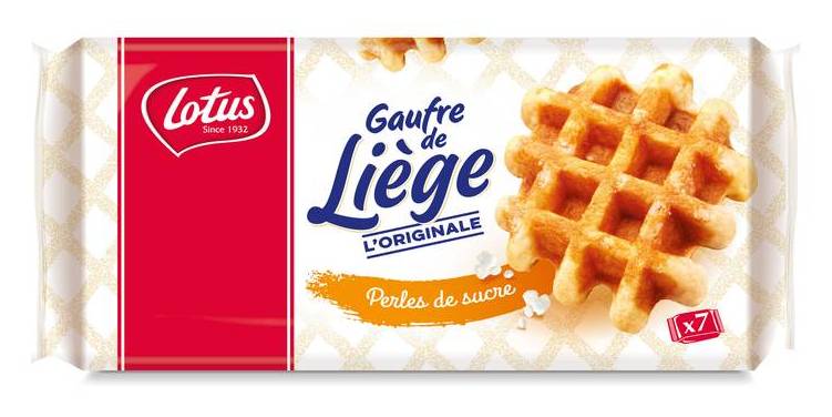 Lotus - Gaufre de liège l'originale, perles de sucre (7 x 45g)