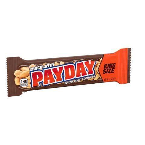 PAYDAY Chocolatey Covered Peanut and Caramel King Size Candy Bar 3.1oz